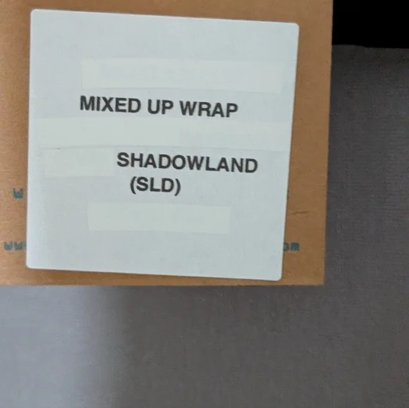 River + Sky Mixed Up Wrap Cardigan Shadowland Gray Draped Open Front NWT S/M - Picture 4 of 6